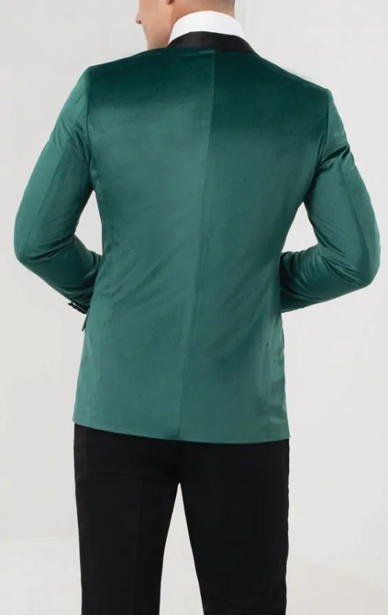 mintgreen Jongenskostuum Blazer, Kinderen Slim Fit Fluwelen Één Knop Pak Smoking Jasje, 7-14 Jaar, wijnrood, 13-14 Jaren