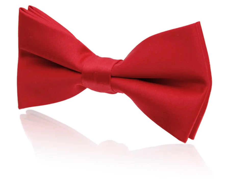 Strik voor jongens, rood, polyester, voorgestrikt Strik voor jongens, rood, polyester, voorgestrikt