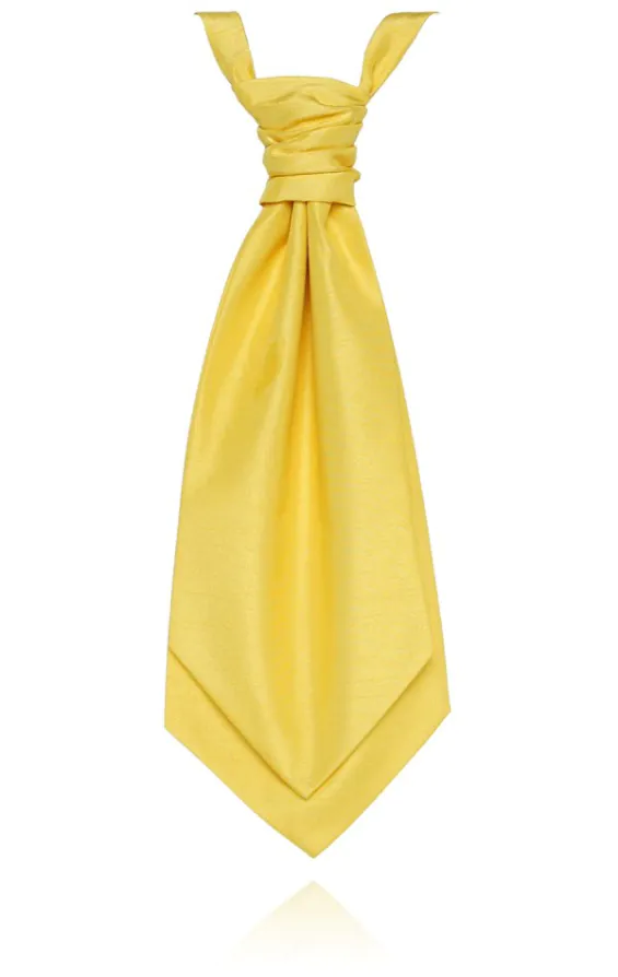 Das voor Jongens in Geel Dupion Polyester Das voor Jongens in Geel Dupion Polyester