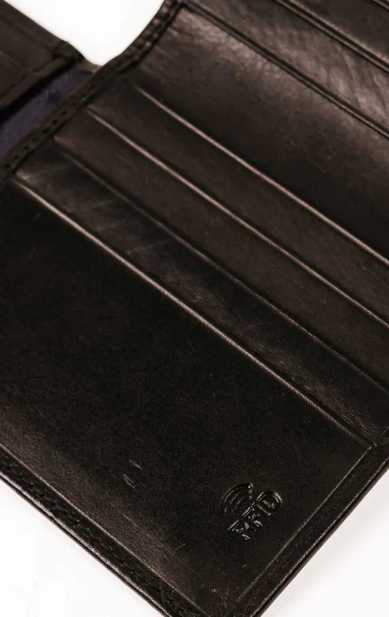 Zwart Leren RFID wallet / Creditcard Houder - photo 4