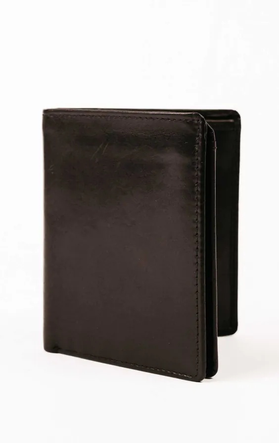 Zwart Leren RFID wallet / Creditcard Houder