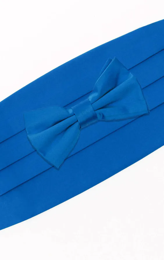 Blauw cumberband & strik set - photo 1 Blauw cumberband & strik set - photo 1