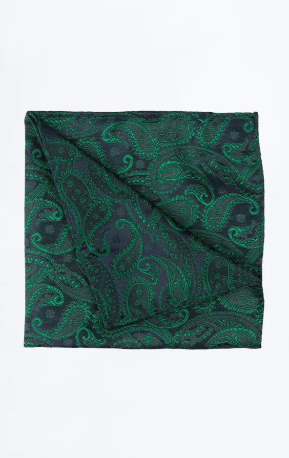 Groene paisley pochet