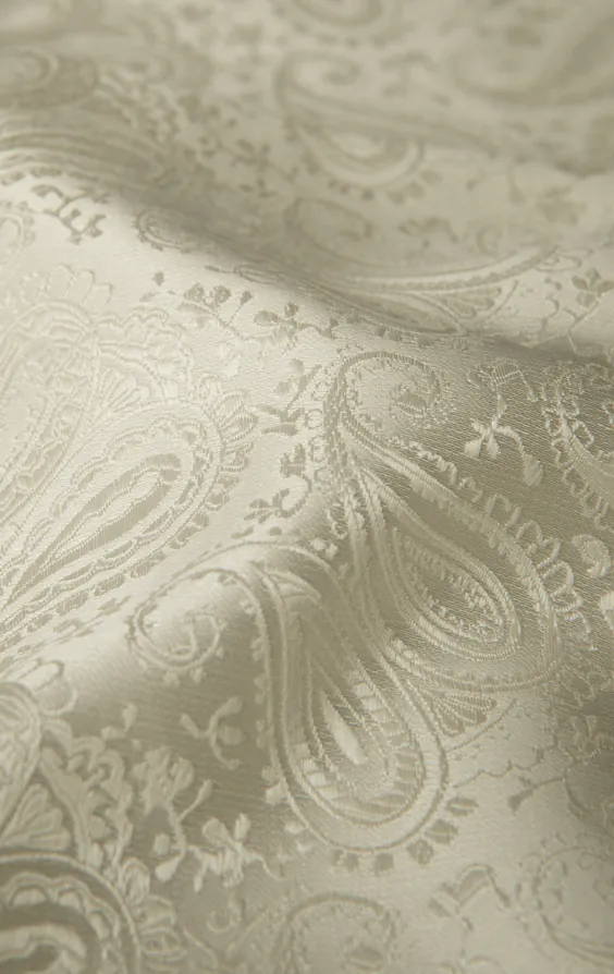 Crèmekleurige paisley pochet - photo 1
