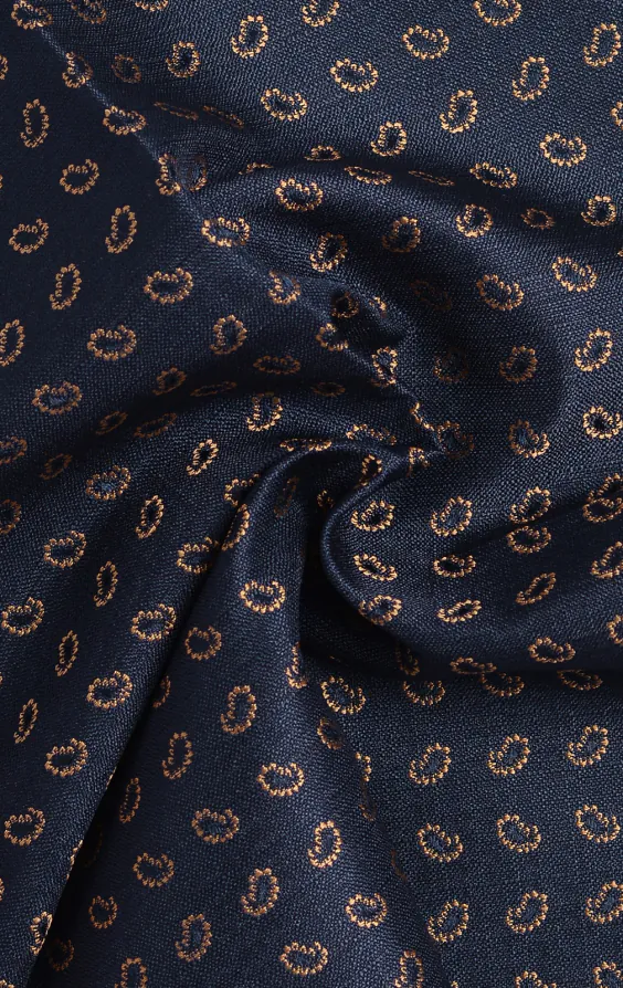 Marineblauw paisleypatroon pochet - photo 1 Marineblauw paisleypatroon pochet - photo 1