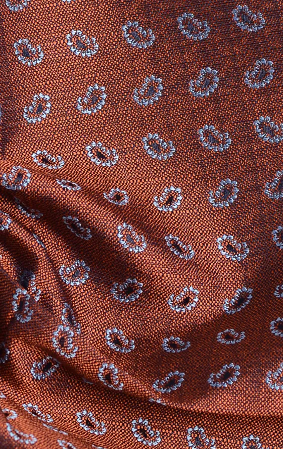Roestbruin paisleypatroon pochet - photo 1 Roestbruin paisleypatroon pochet - photo 1