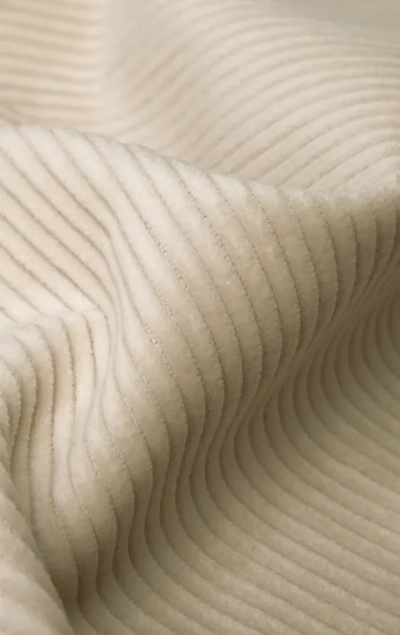 Beige corduroy gilet met opgezette zakken - photo 3