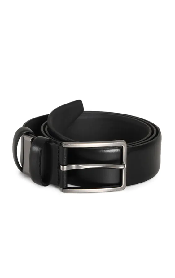Zwart leren riem - photo 1 Zwart leren riem - photo 1
