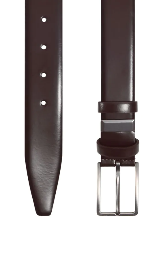 Bruin leren riem Bruin leren riem