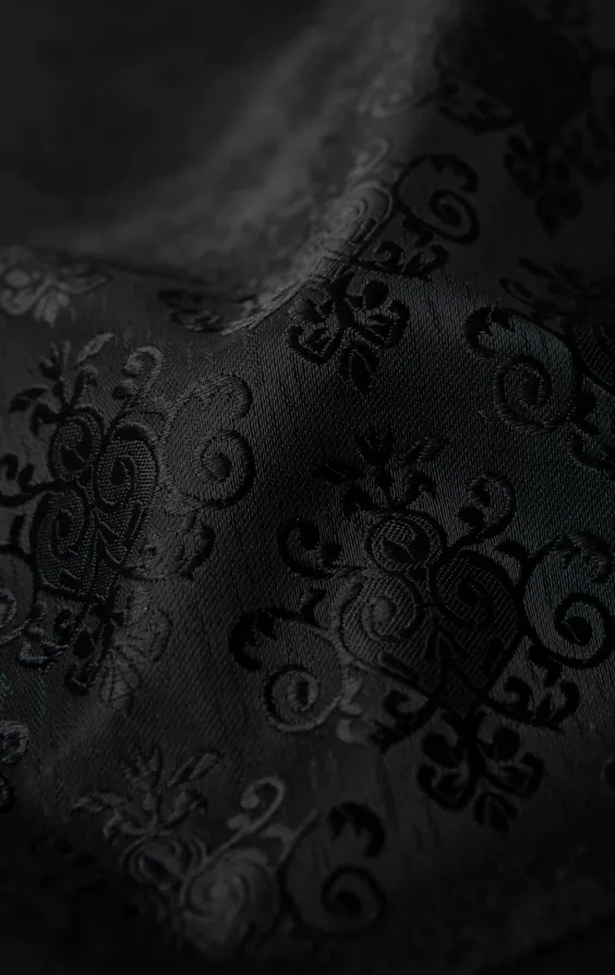 Zwarte pochet met Renaissance dessin - photo 1