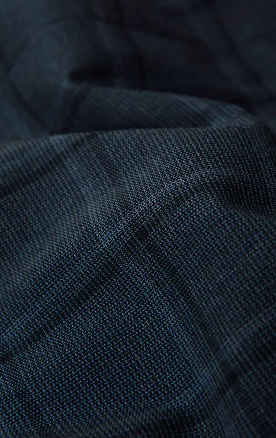 Blauw gewaagd geruit broek - photo 3
