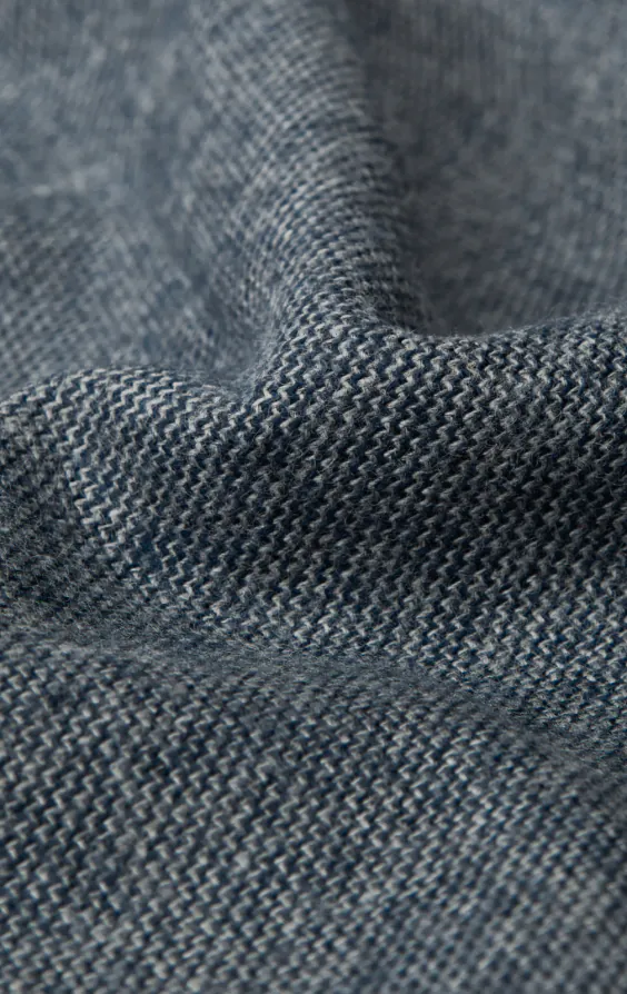 Blauw geborsteld katoenen overhemd - photo 5 Blauw geborsteld katoenen overhemd - photo 5