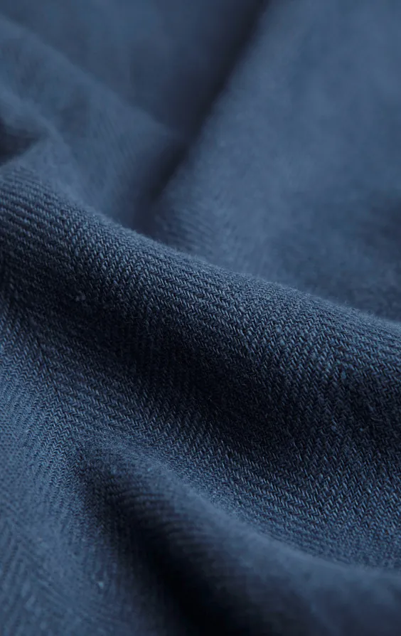 Blauw linnen visgraat gilet - photo 4