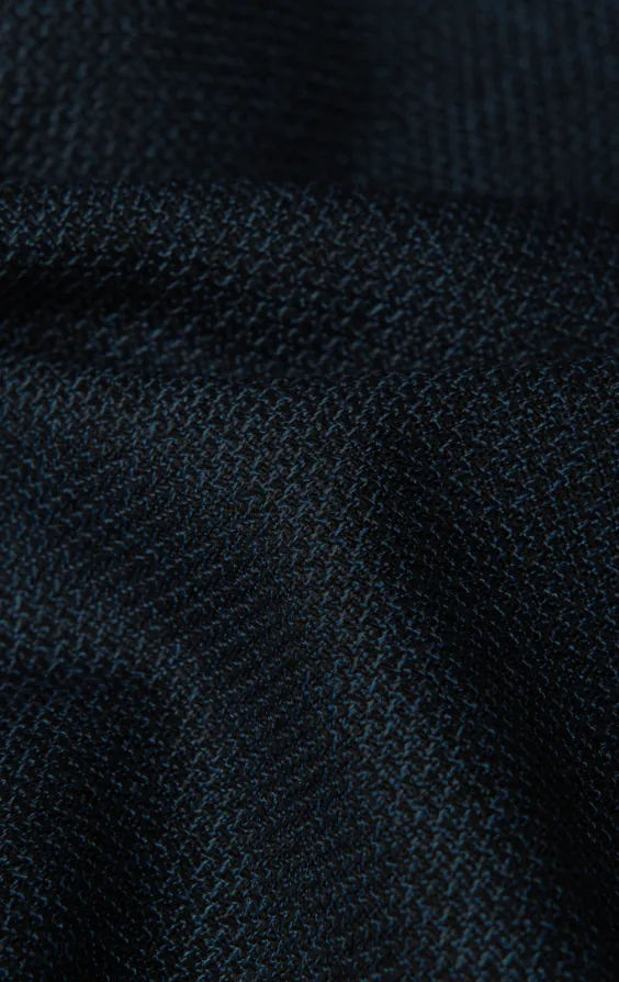Blauw geweven gilet - photo 3 Blauw geweven gilet - photo 3