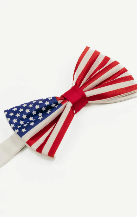 Strik met Amerikaanse vlag, polyester - photo 1 Strik met Amerikaanse vlag, polyester - photo 1