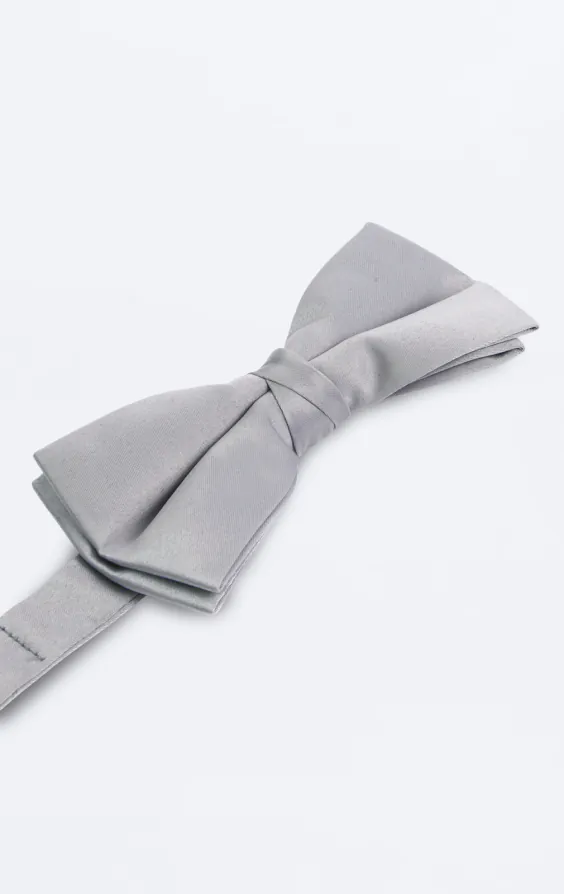 Zilverkleurig polyester strik (voorgestrikt en ongestrikt) - photo 1