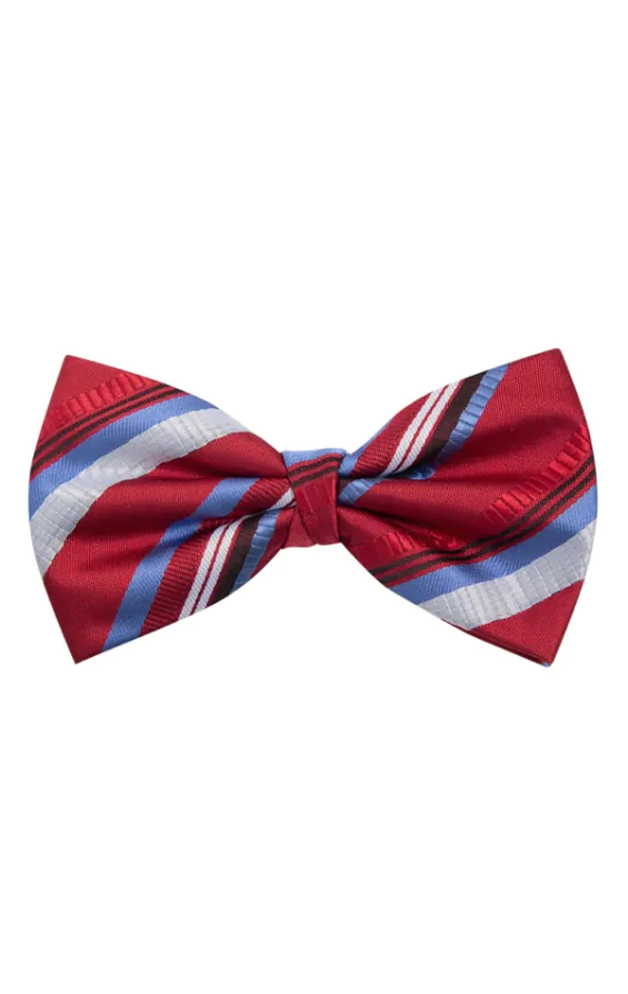 Bordeaux rood getextureerde strik