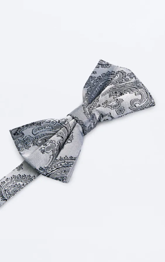 Grijs paisley strik - photo 1