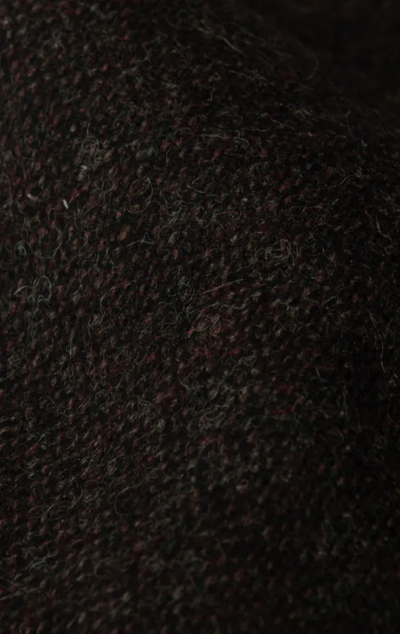 Bordeaux rood donegal tweed gilet - photo 3 Bordeaux rood donegal tweed gilet - photo 3