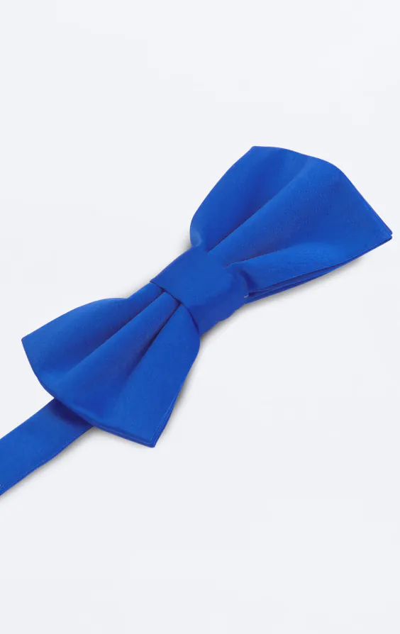 Blauw polyester strik, voorgestrikt - photo 1 Blauw polyester strik, voorgestrikt - photo 1