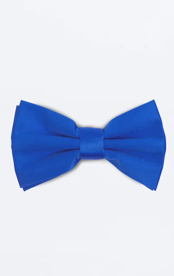 Blauw polyester strik, voorgestrikt Blauw polyester strik, voorgestrikt