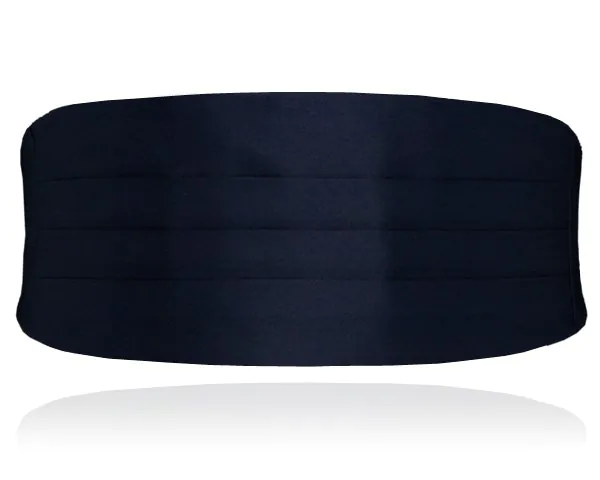 Jongens cumberband in marineblauw polyester Jongens cumberband in marineblauw polyester