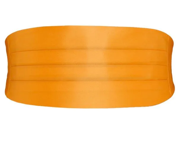 Cumberband in oranje polyester