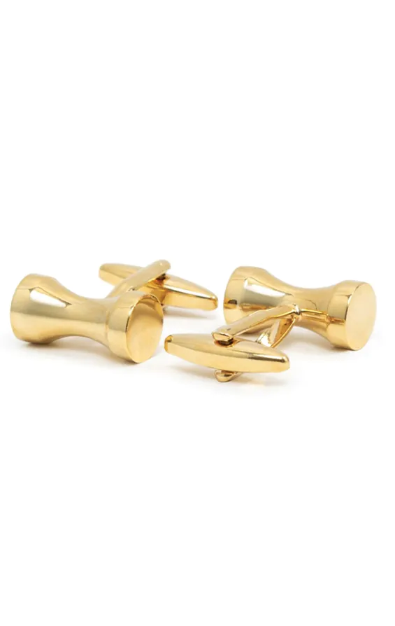 Gouden zandloper stijl manchet knopen - photo 1