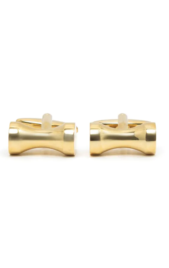 Gouden zandloper stijl manchet knopen - photo 2