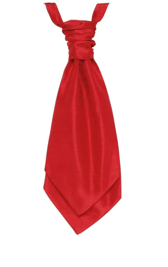 Das in rood, poly dupion Das in rood, poly dupion