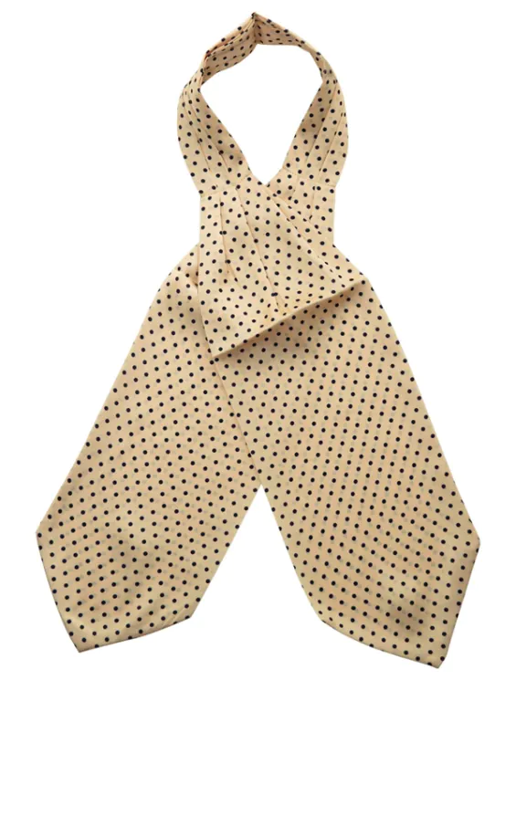 Geel met blauwe stippen cravat - photo 2