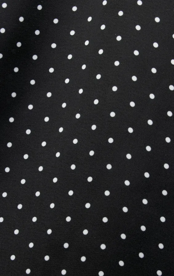 Zwart met witte stippen cravat - photo 1