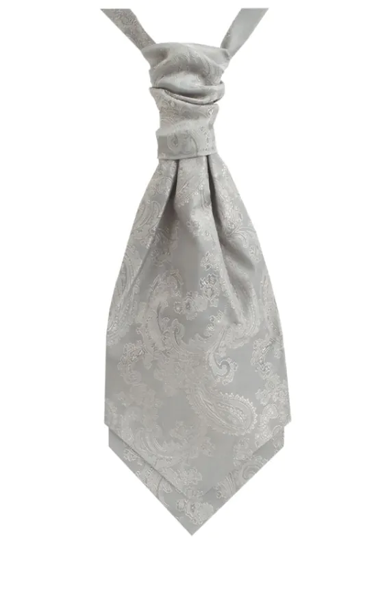 Zilveren paisley das