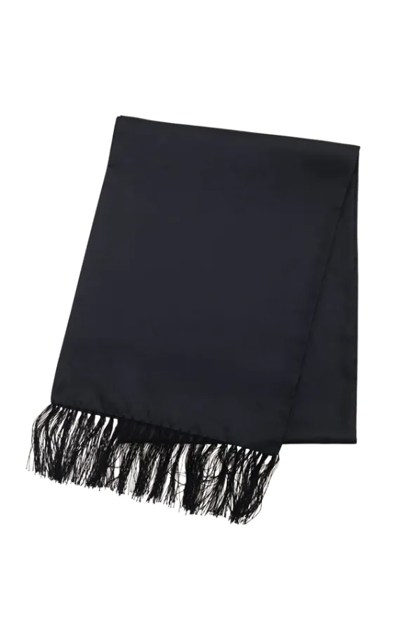 Zwarte polyester sjaal - photo 1