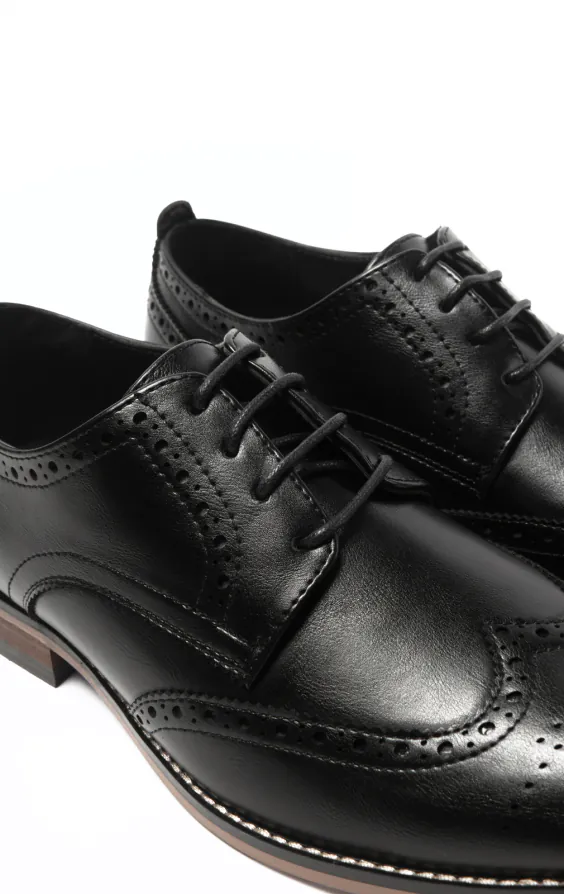 Zwarte derby brogue schoenen - photo 3 Zwarte derby brogue schoenen - photo 3