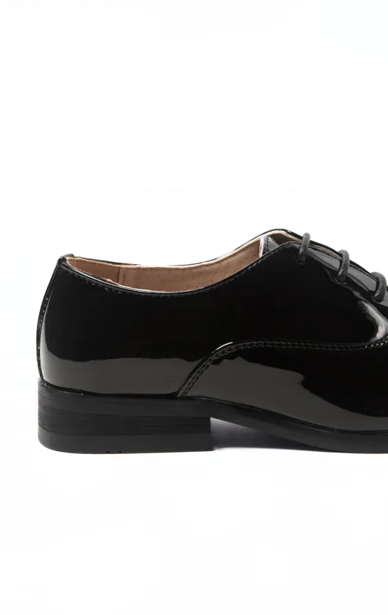 Klassieke zwarte jongens schoenen - photo 4 Klassieke zwarte jongens schoenen - photo 4