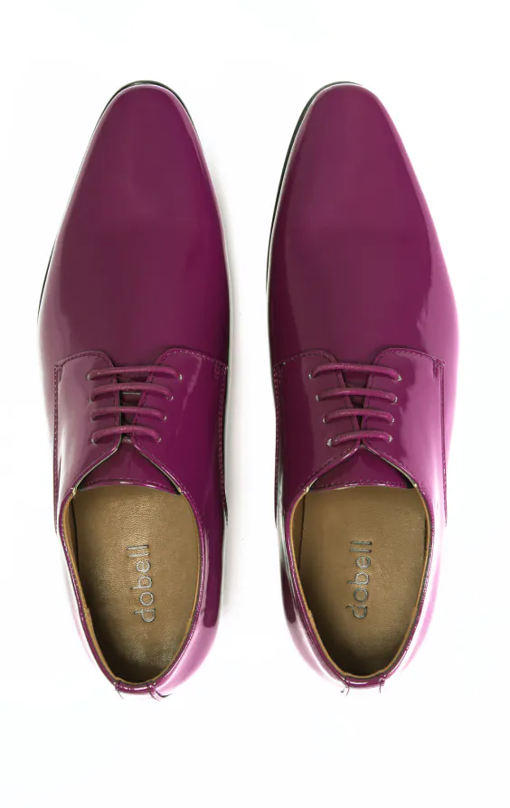 Eigentijdse paarse laklederen schoenen - photo 2