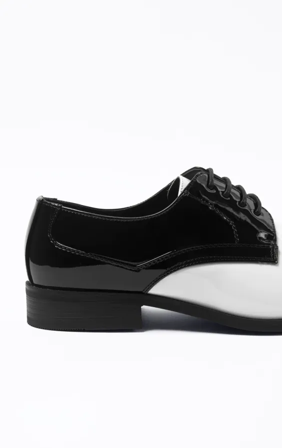Vegas zwart & witte patent schoenen - photo 4 Vegas zwart & witte patent schoenen - photo 4