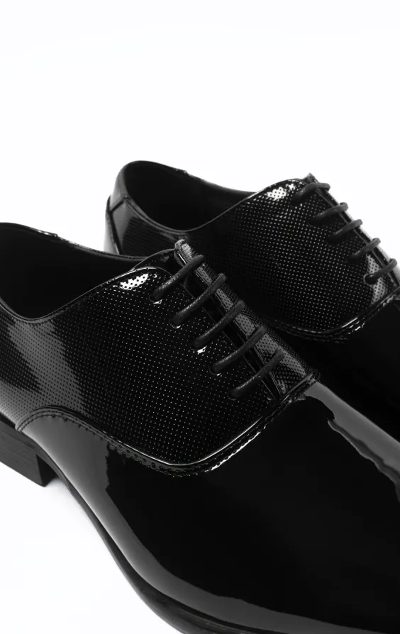 Zwart eigentijdse formale oxford schoenen - photo 3