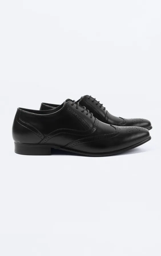 Zwarte oxford brogue schoenen Zwarte oxford brogue schoenen