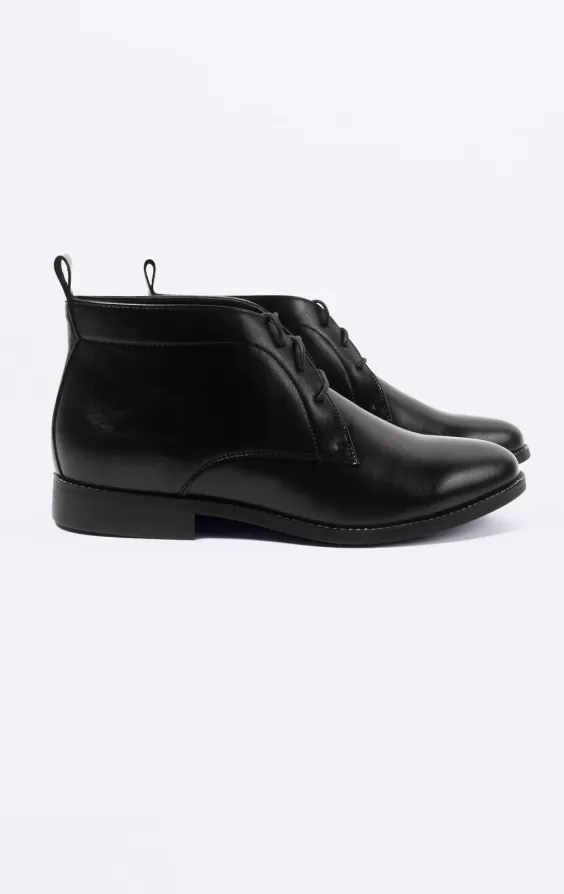 Zwarte lace chukka laarzen Zwarte lace chukka laarzen