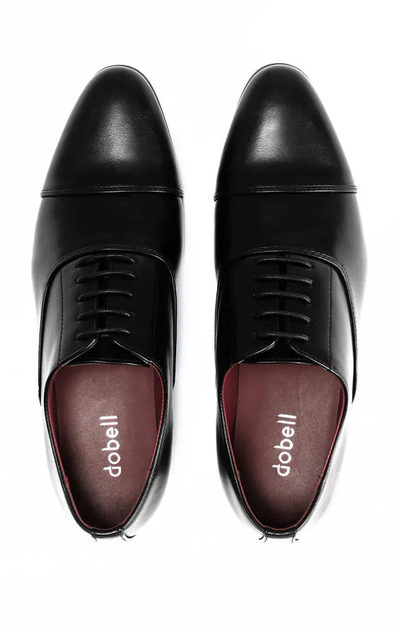 Zwarte effen schoenen met oxford neus - photo 2 Zwarte effen schoenen met oxford neus - photo 2