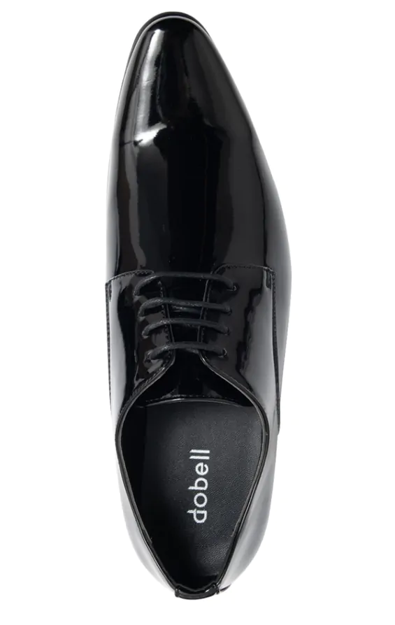 Zwarte moderne lakleren schoenen