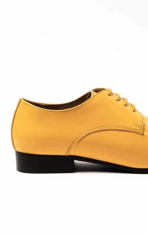 Gele moderne lakschoenen - photo 4