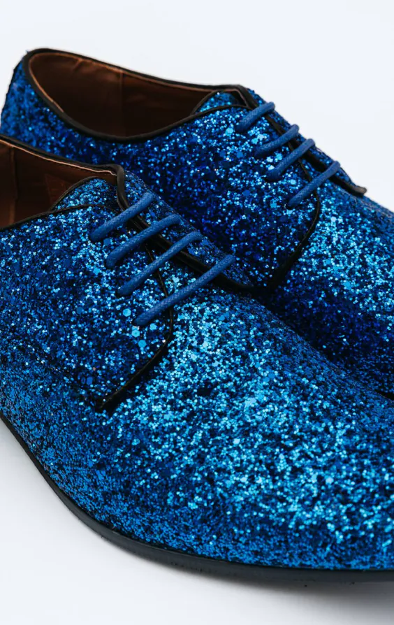 Blauw glitter schoenen - photo 3