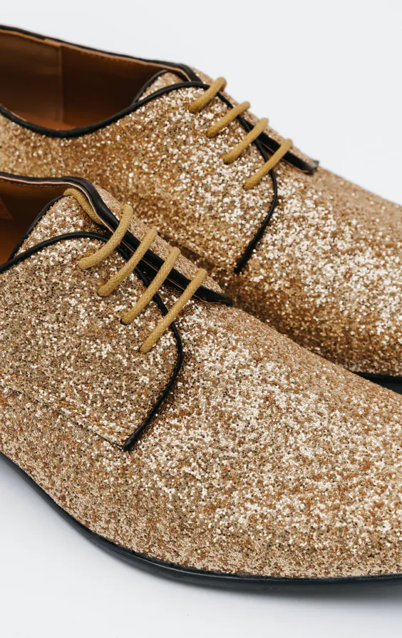 Gouden glitterschoenen - photo 3 Gouden glitterschoenen - photo 3