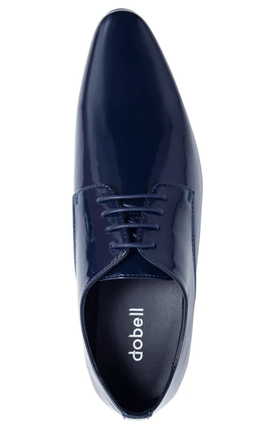 Blauw moderne lakschoenen - photo 3