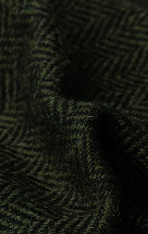 Groen visgraat tweed jasje - photo 6 Groen visgraat tweed jasje - photo 6