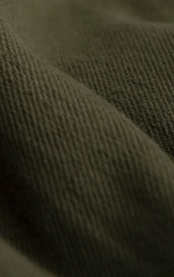 Groene linnen twill broek - photo 3