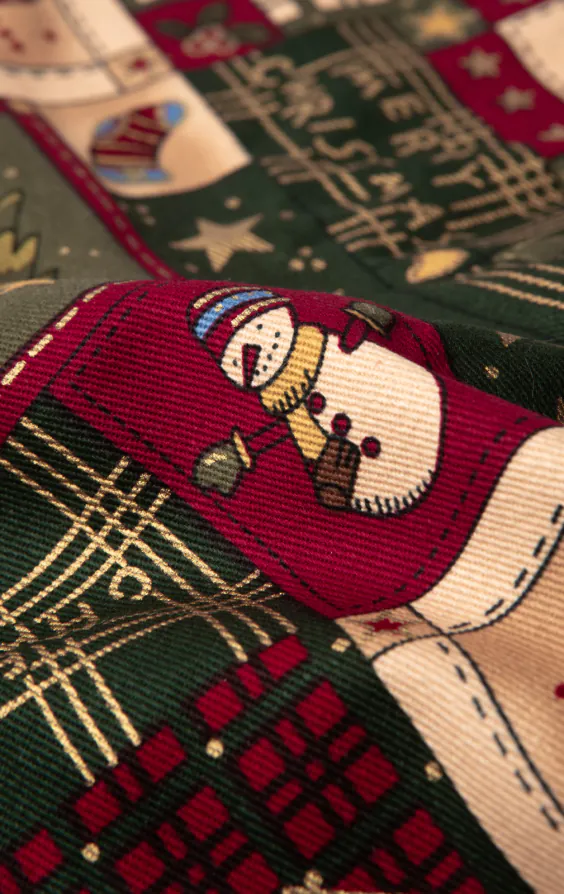 Groene vintage kerstmis print vest - beperkte editie - photo 3 Groene vintage kerstmis print vest - beperkte editie - photo 3